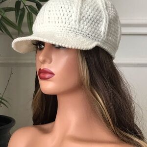 Chunky Crochet baseball cap , crochet baseball hat , crochet hat for girl